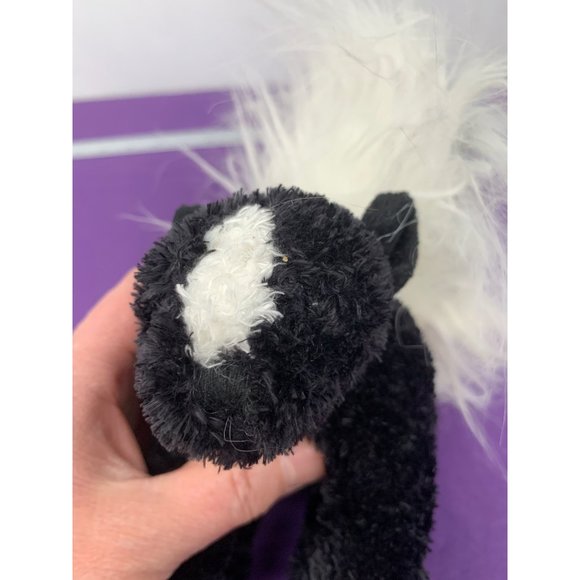 Douglas Cuddle Toys Skunk Plastic Pellets 2008 Item1791.1 7 Inch Black White Sku - Picture 9 of 12
